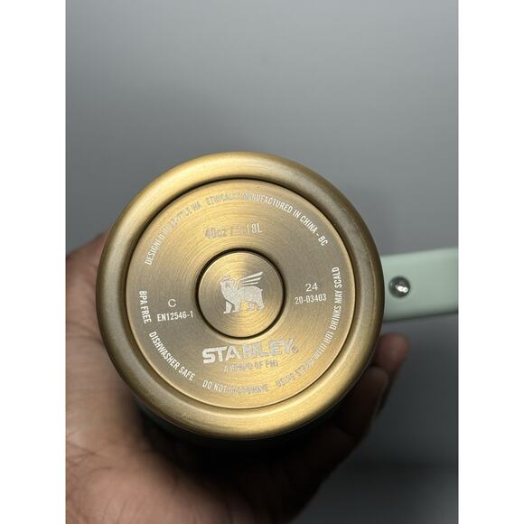 Stanley Comfort & Joy Collection GILDED CELADON Samsies Sip 40/14oz Set NWT NIB - Picture 7 of 13